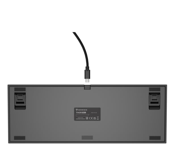 Genesis Thor 404 TKL Kailh Brown RGB czarna